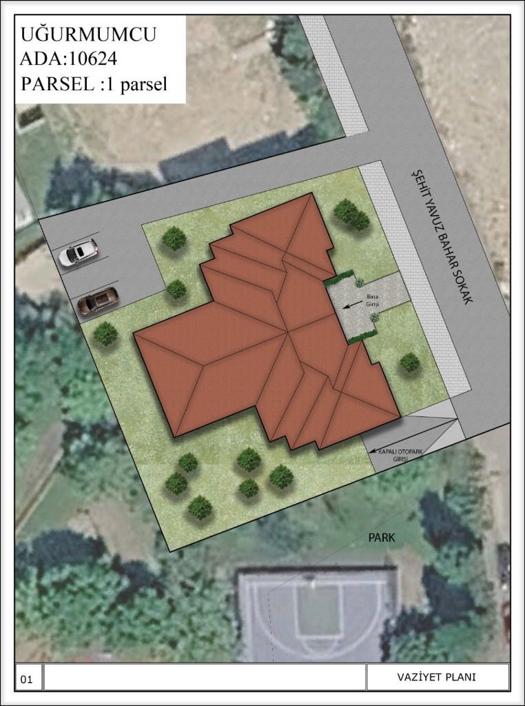 Kartal Uğurmumcu 1 parsel vaziyet planı
